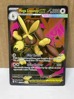 Mega Lopunny EX 115/094 Ultra Rare Full Art NM Pokemon Phantasmal Flames - Image 1