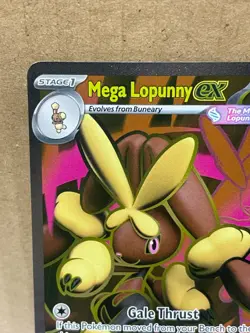 Mega Lopunny EX 115/094 Ultra Rare Full Art NM Pokemon Phantasmal Flames - Image 2