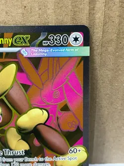 Mega Lopunny EX 115/094 Ultra Rare Full Art NM Pokemon Phantasmal Flames - Image 3