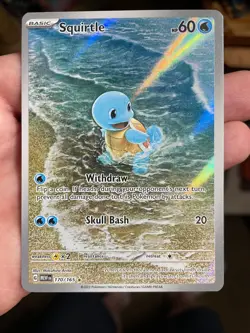 Squirtle 170/165 - Scarlet & Violet 151 - Illustration Rare IR - Pokemon - NM - Image 1
