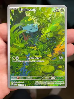 Bulbasaur 166/165 IR | 2023 Pokemon 151 Scarlet & Violet - Image 1