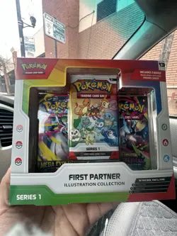Pokemon TCG First Partner Illustration Collection Series 1 New Sealed In Hand! - Image 1