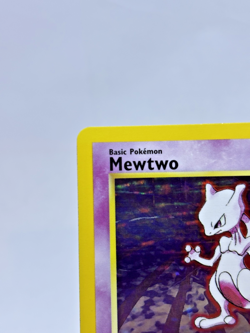 Mewtwo 010/102 Pokemon Base Set Holo Unlimited Edition Moderately Played - Image 2