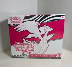 Pokemon TCG: Scarlet & Violet Sealed White Flare ETB Elite Trainer Box - Image 1