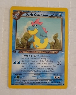 Dark Croconaw - 32/105 Pokemon Neo Destiny - 1st Edition - Image 1