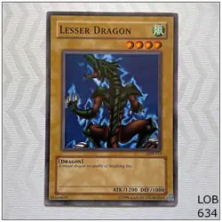 Lesser Dragon - LOB-113 - Common Unlimited Yugioh - Image 1
