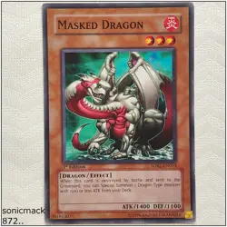 Masked Dragon - SDRL-EN013 - Common 1st Edition Yugioh - Image 1