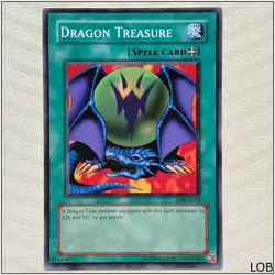 Dragon Treasure - LOB-E072 - Common Unlimited Yugioh - Image 1