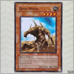 Sand Moth - SOI-EN032 - Common 1st Edition Yugioh - Image 1