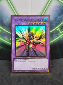Yugioh Gaia The Dragon Champion MAGO-EN025 Premium Gold Rare 1st Edition NM - Image 1