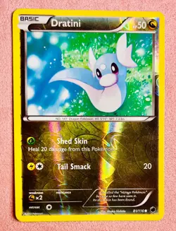 Dratini | 81/116 | Plasma Freeze | 2013 Vintage Pokemon Card| Reverse Holo | LP - Image 1