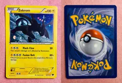 Zekrom | 39/116 | BW Plasma Freeze | 2013 Vintage Pokemon Card | Cosmos Holo MP - Image 3