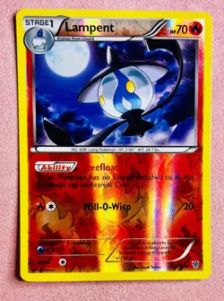 Lampent | 22/135 | Plasma Storm | 2013 Vintage Pokemon Card Reverse Holo | LP - Image 1