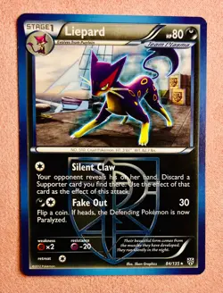 Liepard | 84/135 | Plasma Storm | 2013 Vintage Pokemon TCG Card | LP - Image 1