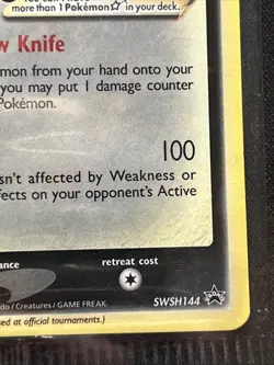 Greninja Gold Star SWSH144 SWSH: Sword & Shield ETB Promo Cards Holo (Sealed) - Image 3