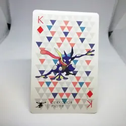 Greninja K DIA Pokemon trump playing card Y YVELTAL Back Nintendo JAPAN - Image 4