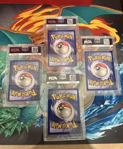 All 4 Pokemon Movie Promo Cards 1999 Electabuzz Mewtwo Pikachu Dragonite PSA - Image 2