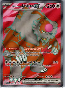 Bloodmoon Ursaluna ex 202/167 SV06: Twilight Masquerade - Pokemon Card - NM - Image 1