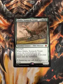 MTG Magic Ghalta, Stampede Tyrant The Lost Caverns of Ixalan Regular NM - Image 1