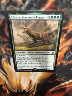 MTG Magic Ghalta, Stampede Tyrant The Lost Caverns of Ixalan Regular NM - Image 5