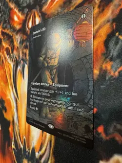 NM Borderless Donnie's Bo, MTG, TMNT, Magic the Gathering, 17 foil - Image 2