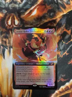 Avatar Roku, Firebender (EXTENDED ART FOIL) (0191) Avatar: The Last Airbender - Image 1