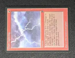 MTG Chain Lightning - Legends - Common - Vintage Magic The Gathering NM - Image 2
