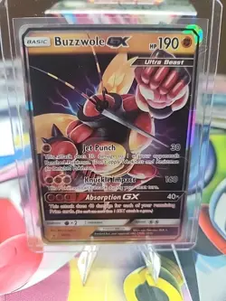 Pokemon Buzzwole GX SM69 MP Black Star Promo - Image 1
