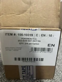 Pokemon TCG Journey Together Booster Box Case of 6 Boxes English Unsealed - Image 2