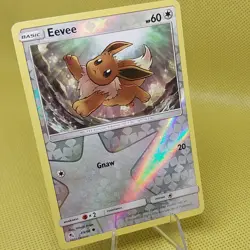 Eevee 49/68 Hidden Fates Common Basic Reverse Holo HP 60 Pokemon TCG - Image 3