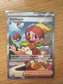 Pokemon TCG Harlequin 163/086 Ultra Rare Scarlet Violet White Flare - Image 1