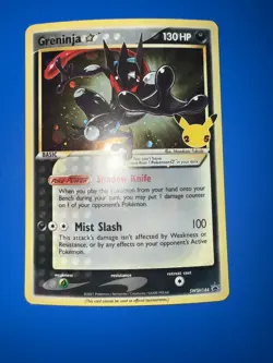 Greninja Gold Star SWSH144 Pokemon Celebrations Promo - Image 1