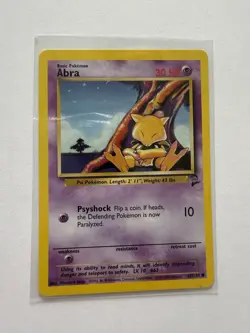 Pokemon TCG Abra Base Set 2 65/130 - Image 1