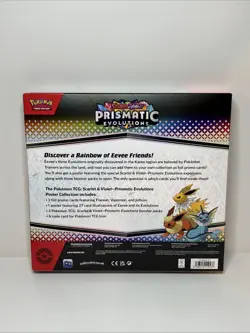 Pokemon TCG SV Prismatic Evolutions Poster Collection Box New Sealed - Fast Ship - Image 2