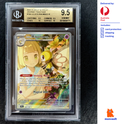 BGS 9.5 GEM MINT | Lillie's Ribombee 164/159 IR | Journey Together | Pokemon TCG - Image 1