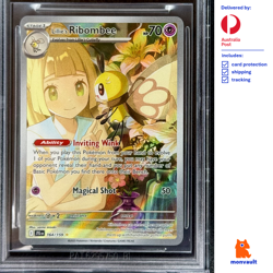 BGS 9.5 GEM MINT | Lillie's Ribombee 164/159 IR | Journey Together | Pokemon TCG - Image 2