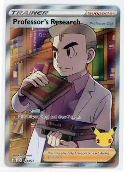 Pokemon TCG - Professor's Research 24/25 - Celebrations - Full Art - Image 1