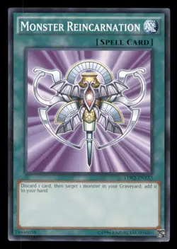 Yugioh Monster Reincarnation #LDK2-ENY32 Legendary Decks II LP - Image 1