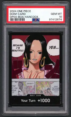 PSA 10 DON!! Card Boa Hancock Double Pack Set Vol 4 OP07 500 Years in the Future - Image 1
