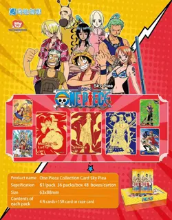 One Piece Official 36 Pack Booster Box Trading Card Anime TCG - Image 2
