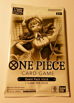 One Piece English Booster Tournament Event Pack Vol.6 Card Carte Booster Mint - Image 1