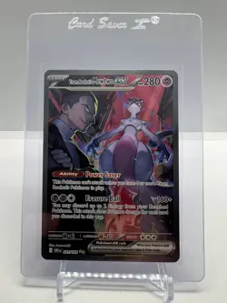 Pokemon TCG Destined Rivals Team Rockets Mewtwo EX Card 231/182 NM Condition - Image 1