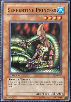 Serpentine Princess LOD-057 Legacy of Darkness 1st Edition - Yugioh Card - Image 1