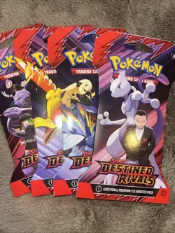 Pokemon Destined Rivals Booster Pack English Sealed - Image 1