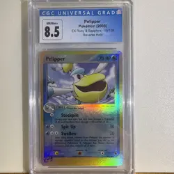 Pokemon 2003 Pelipper EX Ruby & Sapphire 19/109 CGC 8.5 - Image 1