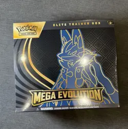 Pokemon TCG Mega Evolution Lucario Elite Trainer Box (ETB) SEALED - Image 1