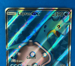 Lapras GX 139/149 Pokemon Sun & Moon Base Set Ultra Rare Full Art Holo NM - Image 2