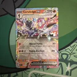 Pokemon TCG - Ceruledge ex 036/191 Play Stamped Prize Pack Series 7 Holo - Image 1