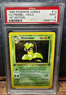Victreebel 1st Edition Holo Rare PSA 9 MINT (1999) Pokemon Jungle #14/64 - Image 1