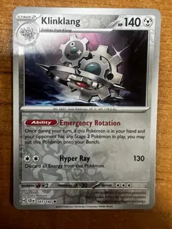 Pokemon - Klinklang 101/142 - Reverse Holo Rare - Stellar Crown - NM/M - NEW - Image 1